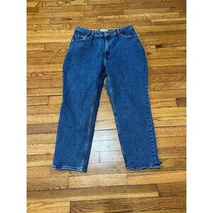 Everlane Curvy Cheeky Jean High Rise Women Size 33 Crop Blue Denim Stretch Jeans